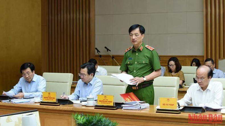 El viceministro de Seguridad Pública, Nguyen Duy Ngoc, en la cita.