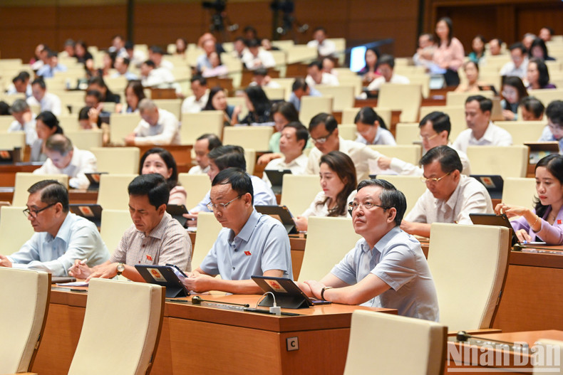 Diputados en la reunión.