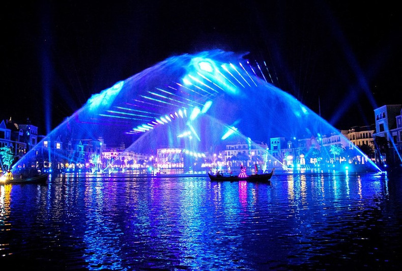 El programa artístico "Colores de Venecia" se presenta cada noche en el distrito isleño de Phu Quoc. El programa artístico "Colores de Venecia" se presenta cada noche en el distrito isleño de Phu Quoc.