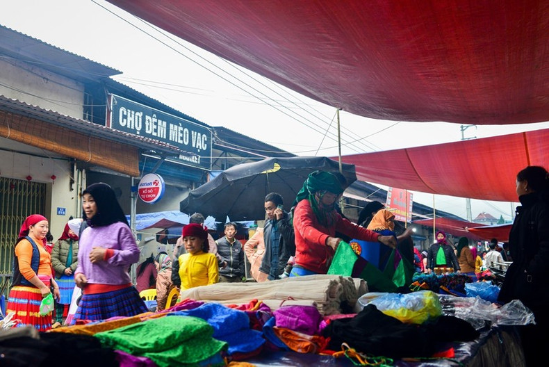 Mercado de Meo Vac, en la provincia de Ha Giang.