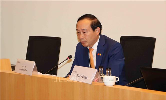 El embajador de Vietnam en Bélgica, Nguyen Van Thao. (Fotografía: VNA) El embajador de Vietnam en Bélgica, Nguyen Van Thao. (Fotografía: VNA)