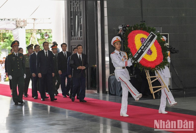 La delegación de Phu Tho