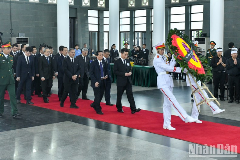 La delegación del Ministerio de Información y Comunicación.