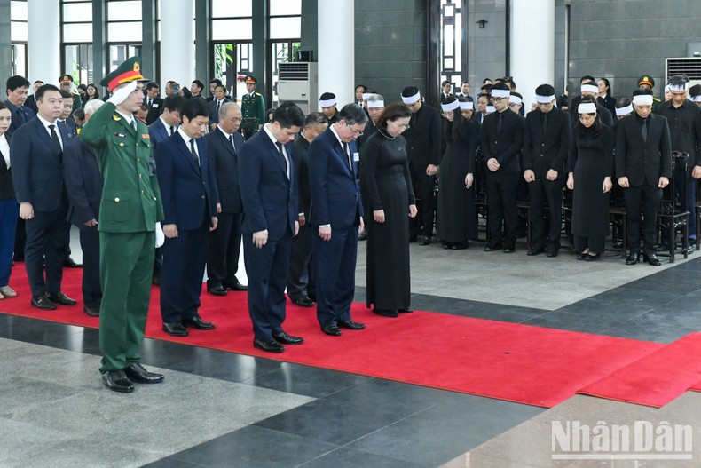La delegación de la Asociación de Agricultores de Vietnam.