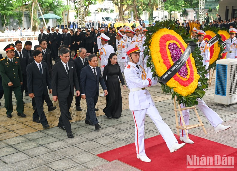 La delegación de Quang Binh