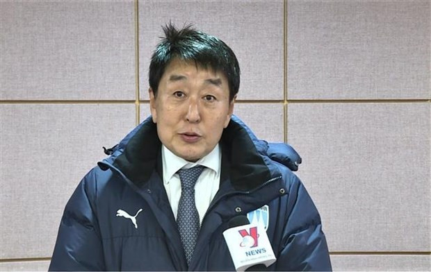 El presidente del club Cheonan City, Ahn Byung-mo (Fotografía: VNA)