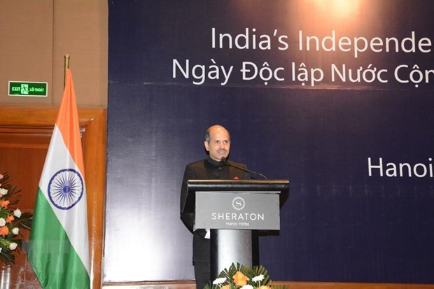 El embajador indio en Vietnam, DeskSandeep Arya (Foto: VNA) El embajador indio en Vietnam, DeskSandeep Arya (Foto: VNA)