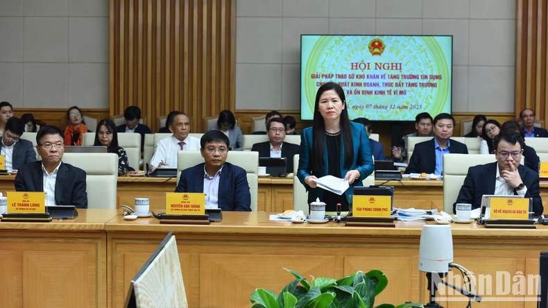 Intervinene Mai Thi Thu Van, subjefa de la Oficina Gubernamental.