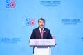 El primer ministro de Vietnam, Le Minh Hung, participa en la ceremonia inaugural del Foro Empresarial Asean-Rusia (Foto: VGP)