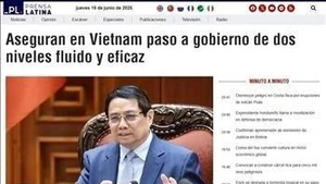 Foto capturada de pantalla. (Fuente: VNA)