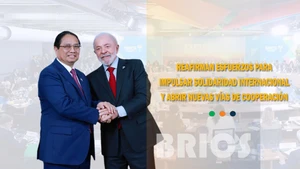 Reafirman esfuerzos para impulsar solidaridad internacional y abrir nuevas vías de cooperación