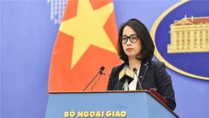La portavoz del Ministerio de Relaciones Exteriores de Vietnam, Pham Thu Hang. (Foto: VGP)