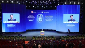 El ministro de Seguridad Pública de Vietnam, general Luong Tam Quang, habla en el evento. (Foto: VNA)