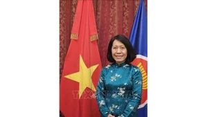 La embajadora de Vietnam en Argentina, concurrente en Paraguay y Uruguay, Ngo Minh Nguyet. (Foto: VNA)