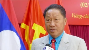 Laopaoxong Navongxay, miembro del Comité Central y subjefe del Departamento de Propaganda del PPRL. (Foto: VNA)