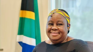 La embajadora de Sudáfrica en Vietnam, Vuyiswa Tulelo. (Foto: VNA)