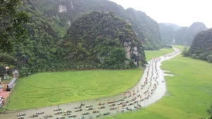 El complejo paisajístico de Trang An. (Fotografía: VNA)