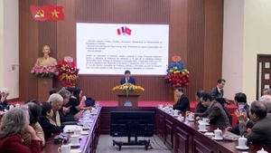 Escena del encuentro. (Foto: Nhan Dan)