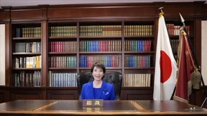 Takaichi Sanae, nueva presidenta del gobernante PLD de Japón. (Foto: VNA)