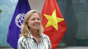 Mariam J. Sherman, directora del Banco Mundial en Vietnam, Camboya y Laos. (Foto: VNA)