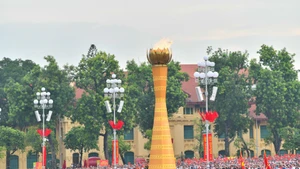 [Foto] Panorama del ensayo final de la ceremonia por 80º aniversario del Día Nacional de Vietnam