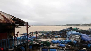 Las fuertes lluvias e inundaciones causan graves daños en las jaulas y balsas de acuicultura en la comuna de Xuan Canh, en la provincia de Dak Lak. (Foto: VNA)