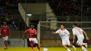 En el partido. (Fotografía: Nhan Dan)