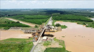 La presa de Phuoc Hoa. (Foto: VNA)