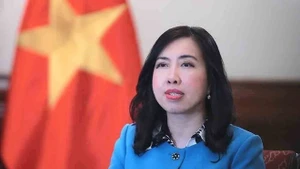 La viceministra de Relaciones Exteriores vietnamita Le Thi Thu Hang. (Foto: VNA)
