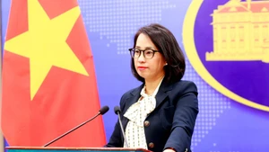 La portavoz del Ministerio de Relaciones Exteriores de Vietnam, Pham Thu Hang. (Foto: VNA)