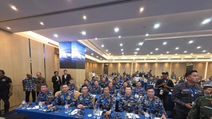 La delegación vietnamita participa en el Ejercicio Marítimo Asean - EE.UU. (Foto: VNA)