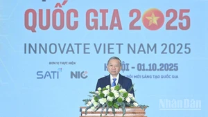 El secretario general del Partido Comunista de Vietnam, To Lam, interviene en la cita. (Foto: Nhan Dan)