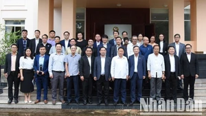 Los delegados a la cita. (Fotografía: Nhan Dan)