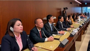 Delegados vietnamitas en la cita. (Foto: VNA)