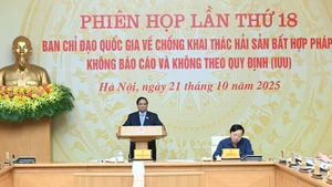 [Foto] Premier vietnamita preside reunión del Comité Directivo Nacional contra la pesca ilegal
