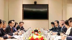 Panorama de la reunión. (Fuente: VNA)