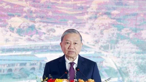 El secretario general del Partido Comunista de Vietnam (PCV), To Lam. (Fuente: VNA)