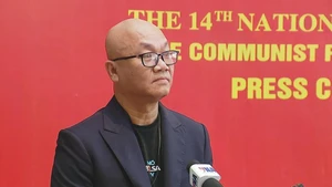 El periodista Vu Hoang Lan, representante del canal PhoBolsaTV (Fuente: VNA)