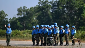 En la actividad. (Foto: www.qdnd.vn)