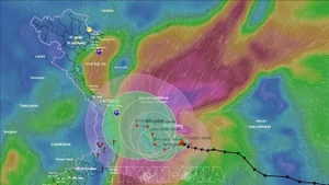 Tifón Koto. (Foto: Centro Nacional de Pronósticos Hidrometeorológicos)