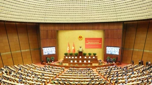 Panorama de la conferencia nacional para estudiar, comprender e implementar la Resolución del XIV Congreso Nacional del PCV. (Foto: VNA)
