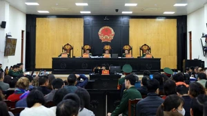 En el juicio de primera instancia relacionado con el caso del Grupo Phuc Son. (Foto: VNA)