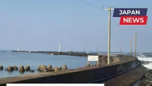 Zona del rompeolas de Mikuni, ciudad de Sakai, prefectura de Fukui. (Foto: Japan News)