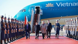 El primer ministro de Vietnam, Pham Minh Chinh, inicia su visita oficial a Rusia. (Foto: VNA)