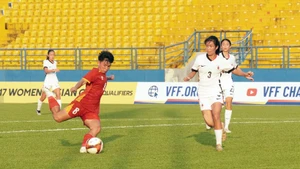Imagen del partido. (Foto: VNA)
