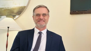El embajador de Francia en Vietnam, Olivier Brochet. (Foto: VNA)