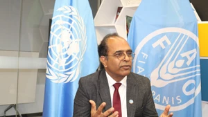Vinod Ahuja, representante de la Organización de las Naciones Unidas para la Alimentación y la Agricultura (FAO) en Vietnam. (Foto: VNA)