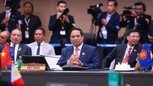 El primer ministro de Vietnam, Pham Minh Chinh, en la Cumbre Asean - Australia. (Foto: VNA)