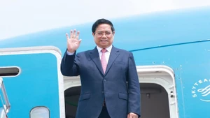 El pimer ministro Pham Minh Chinh parte de Hanói rumbo a Rusia para una visita oficial. (Foto: VNA) 
