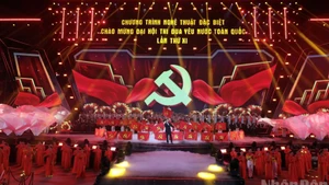 Actuación artística en el evento. 